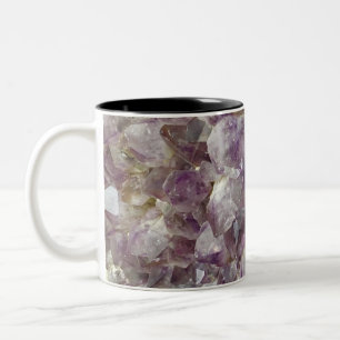 Purple Amethyst Crystal Stone Art Mug