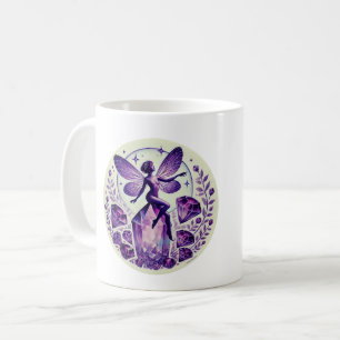 Purple Amethyst Fairy Fairies Coffee Mug