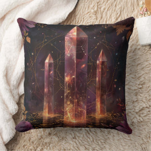 Purple Amethyst Galaxy Fantasy Pattern Cushion