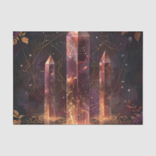 Purple Amethyst Galaxy Fantasy Pattern Tissue Paper