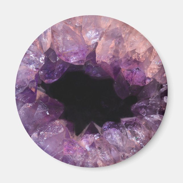 Purple Amethyst Magnet (Front)