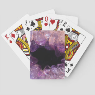 Purple Amethyst Playing Cards