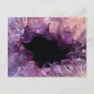 Purple Amethyst Postcard