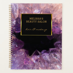 Purple amethyst professional appointment planner
