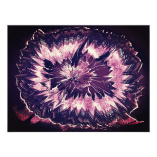 Purple Amethyst Quartz Crystal Photo Print