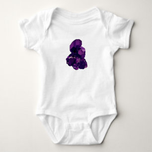 Purple Amethyst Stone Baby Jersey Bodysuit