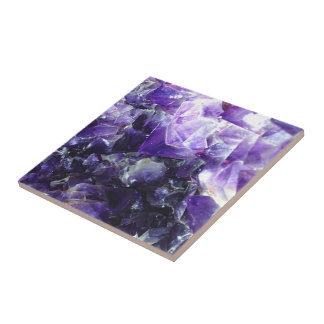 Purple amethyst tile