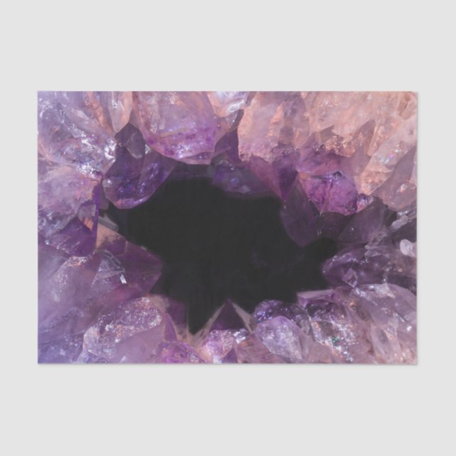 Purple Amethyst Tissue Paper (Front)