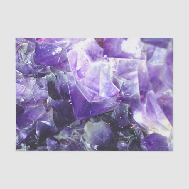 Purple amethyst tissue paper (Front)