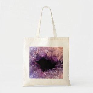 Purple Amethyst Tote Bag