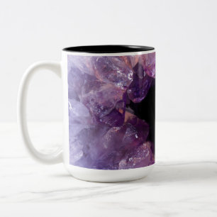 Purple Amethyst Two-Tone Coffee Mug