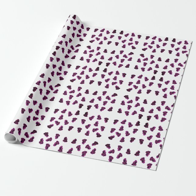 Purple amethyst  Wrapping Paper (Unrolled)