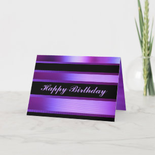 Purple And Black Card