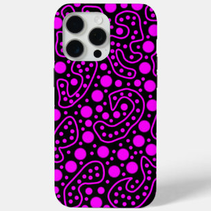 Purple and Black iPhone 15 Pro Max Case