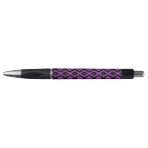 Purple and black diamond pattern