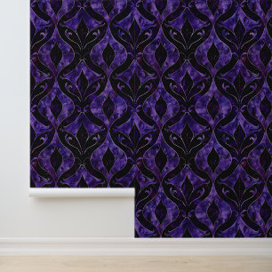 Purple and Black Jewel Tones  Wallpaper