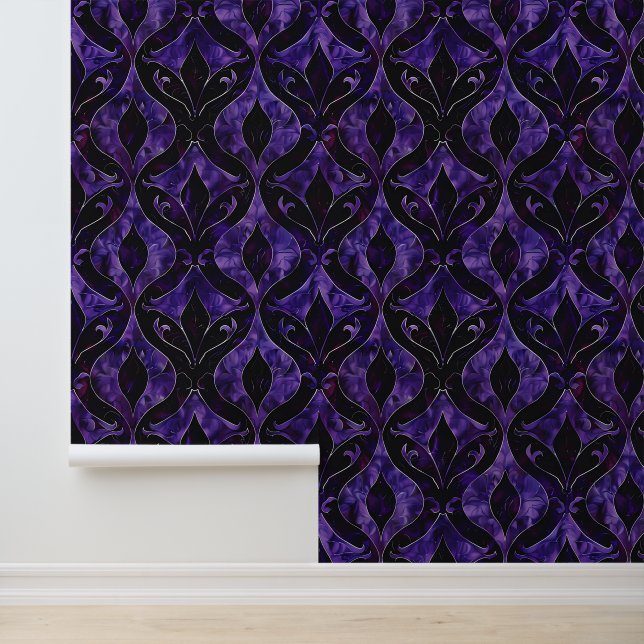 Purple and Black Jewel Tones  Wallpaper (Application)