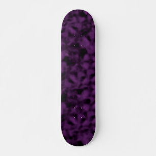 Purple and Black Mottled Skateboard