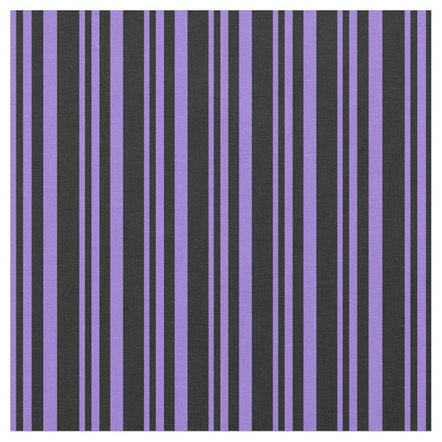 Purple and Black Pattern Fabric (Close Up)