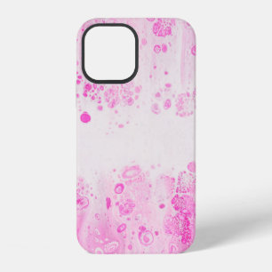 PURPLE AND BLACK POLKA DOT TEXTILE iPhone 12 CASE
