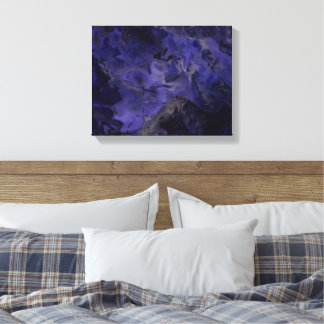 Purple and Black Wall Art