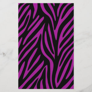 Purple and Black Zebra Print