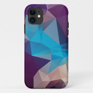 Purple and Blue Abstract Pyramid Art Case-Mate iPh iPhone 11 Case
