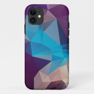 Purple and Blue Abstract Pyramid Art Case-Mate iPh iPhone 11 Case