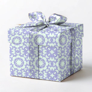 Purple And Blue Abstract  Wrapping Paper