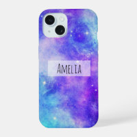 Purple and Blue Galaxy Space Abstract