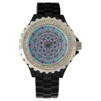 Purple and Blue Mandala Watch
