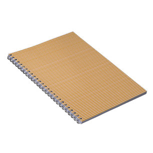 Purple and brown stripes notebook