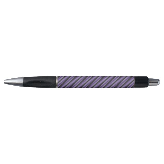 Purple and charcoal five stripe pattern (Front)