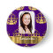 Purple and gold crown personalised photo