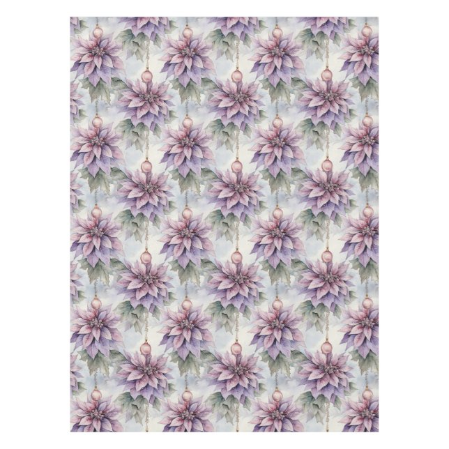 Purple and Gold Elegance Tablecloth (Front)