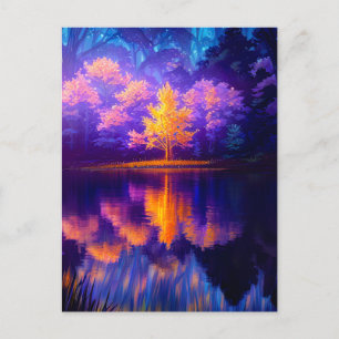 Purple and Gold in Nature's Palette Postcard