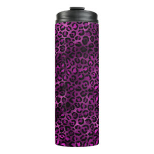 Purple and Gold Leopard Series Design 3 Thermal Tumbler