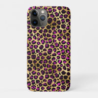 Purple and Gold Leopard Series Design 4