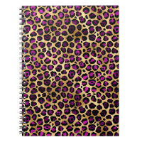 Purple and Gold Leopard Series Design 4