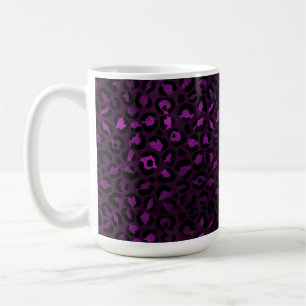 Purple and Gold Leopard Series Design 5 Coffee Mug
