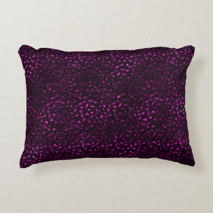 Purple and Gold Leopard Series Design 5 Decorative Cushion