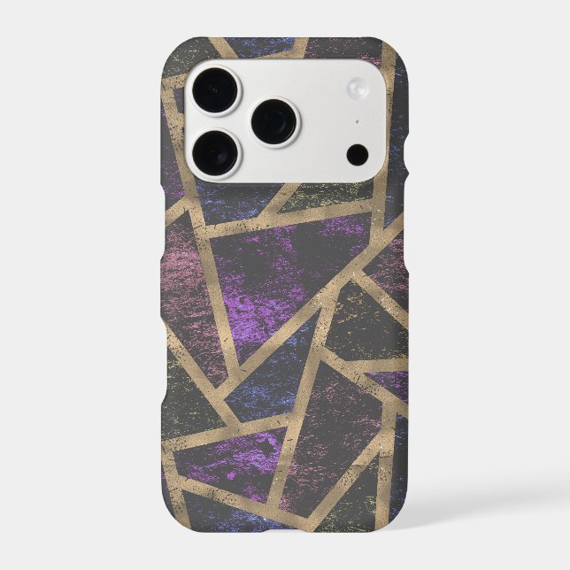 Purple and gold mosaic pattern (Back)