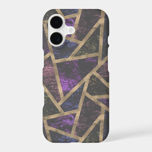 Purple and gold mosaic pattern (Back)