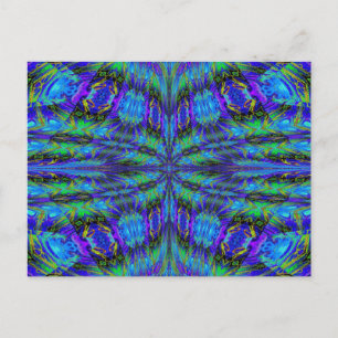 PURPLE AND GOLD NASMA 10 POSTCARD