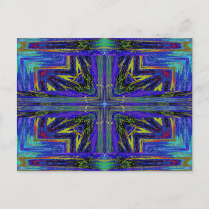 PURPLE AND GOLD NASMA 11 POSTCARD