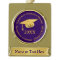 Purple and Gold Personalised Graduation Ornaments