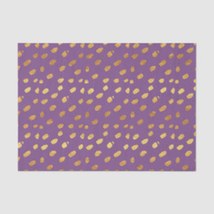 Purple and Gold Tissue Paper