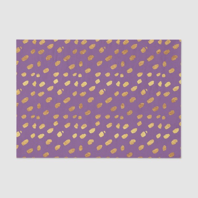 Purple and Gold Tissue Paper (Front)