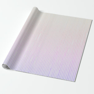 PURPLE AND GRAY FADED STRIPES GIFT WRAPPING PAPER