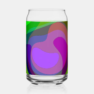 Purple And Green 403 Can Glass